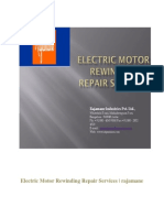 Motor Rewinding Pdf Insulator Electricity Wire