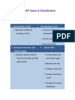 SAP SD Module Overview