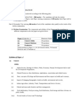 Scheme of Examination - CMS 2010