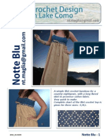 Notte Blu Crochet Top Pattern