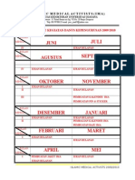 Time Table Danus 2009-2010