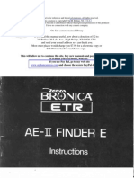 Bronica Etr Ae-II Finder e