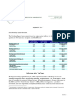 Pershing Square Investor Letter Q2, 2014