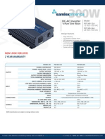 Samlex 300W Pure Sine Wave DC-AC Inverters PST-30S-12A and PST-30S-24A Specs