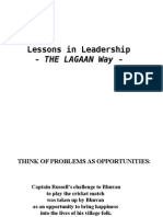 Leadership Learning From Lagaan