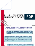 Tópicos de Mecánica 2 .La Corrosión Como Fenómeno Electroquímico