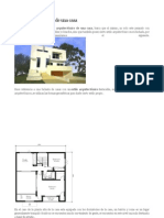 Plano Arquitectónico de Una Casa