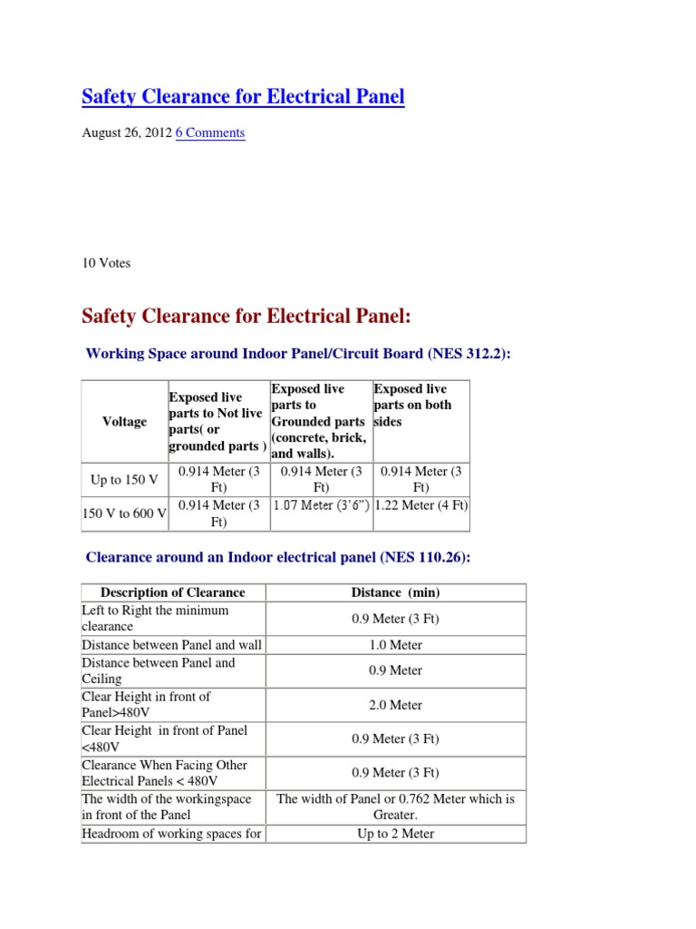 Safety Clearance For Electrical PDF Volt Electric Power Transmission