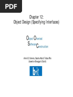 12 - OOSC - Object Design (Specifying Interfaces)