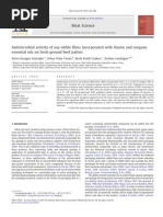 Antimicrobial Activity of Soy Edible Films Incorporated With Thyme and Oregano