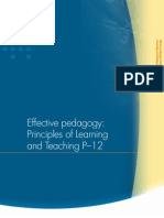 Effective Pedagogy- Principles of Learning and Teaching