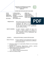 Instalaciones Sanitarias en Edificaciones PDF