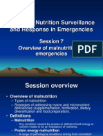 Session 7 - Overview of Malnutrition in Emergencies