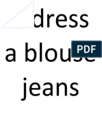 A Dress A Blouse Jeans