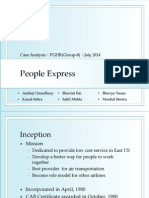 People Express: Case Analysis - PGHR (Group-8) - July 2014