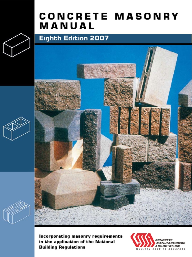 Concrete Masonry Manual Overview | PDF | Masonry | Wall