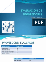 Evaluación de Proveedores