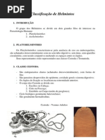Classificacao de Helmintos