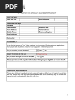 Application Form GBP