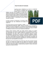 Zonas Forestales de Guatemala, Minerales de Guatemala y Combustible