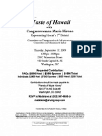 A Taste of Hawaii For Mazie Hirono