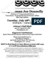 Luncheon For Joe Donnelly