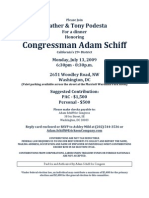 Dinner For Adam Schiff