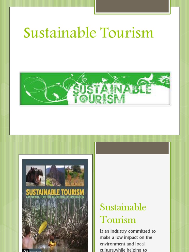 Sustainable Tourism: Principles & Practices | PDF | Sustainability ...
