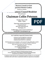 DCCC Business Council Breakfast For Democratic Congressional Campaign Committee