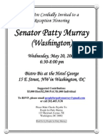 Reception For Patty Murray