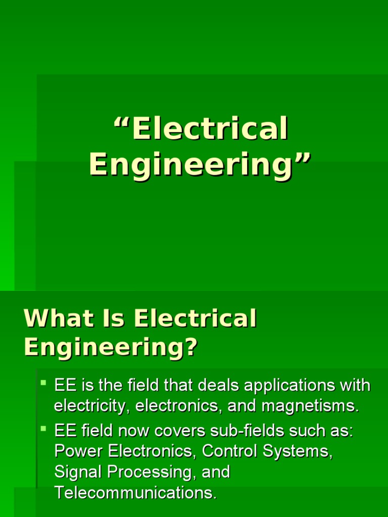 Electrical Engineering | PDF | Signal (Electrical Engineering