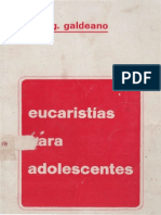 Galdeano, Javier G - Eucaristia para Adolescentes