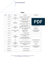 Syllabus Regular I