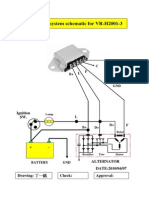 VR-H2001-3 Charging System Schematic Diagram