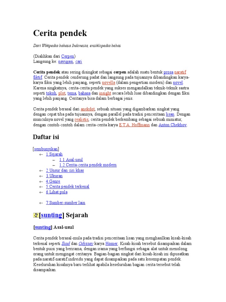 Cerita Pendek Pdf