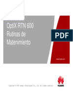 OTF101202 OptiX RTN 600 Routine Maintenance ISSUE 1.01