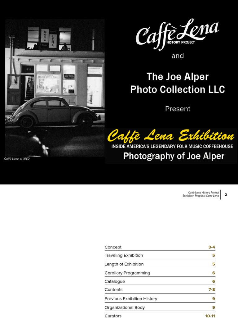 The Joe Alper Photo Collection LLC Caffè Lena C. 1960 PDF Curator