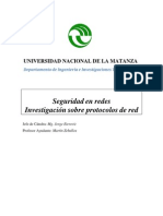 Seguridad en Redes - Investigacion-Protocolos de Red