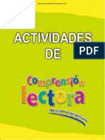 actividades comprension lectora