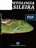 Revista Herpetologia Brasileira Volume 1, Fascículo 3 30 de Novembro de 2012