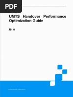 umts handover performance optimization