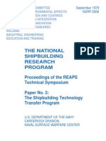 The National Shipbuilding Research Program. Proceedings of the REAPS Technical Symposium. Paper No. 2- The Shipbuilding Technology Transfer Program