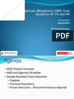 Oracle Approvals Management (AME) Case Studies for AP, PO, And HR
