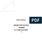 R. Guénon Apercepciones Sobre La Iniciacion 1946