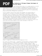 Hyperbolic Method For Prediction of Ultimate Primary Settlement of Clays Treated With Vertical Drains