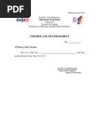 docx certificate sample Employment of Sample.docx Certificate