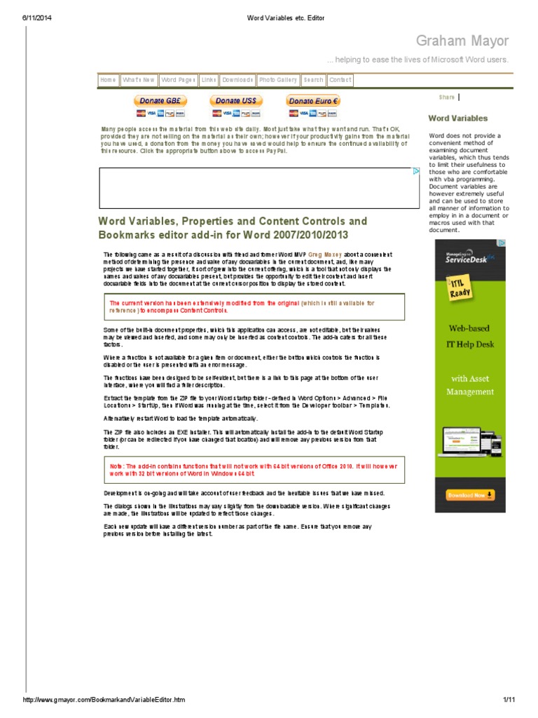 MS Word Formula | PDF | Microsoft Word | System Software