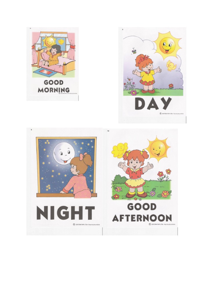 Parts of The Day | PDF | Foreign Language Studies