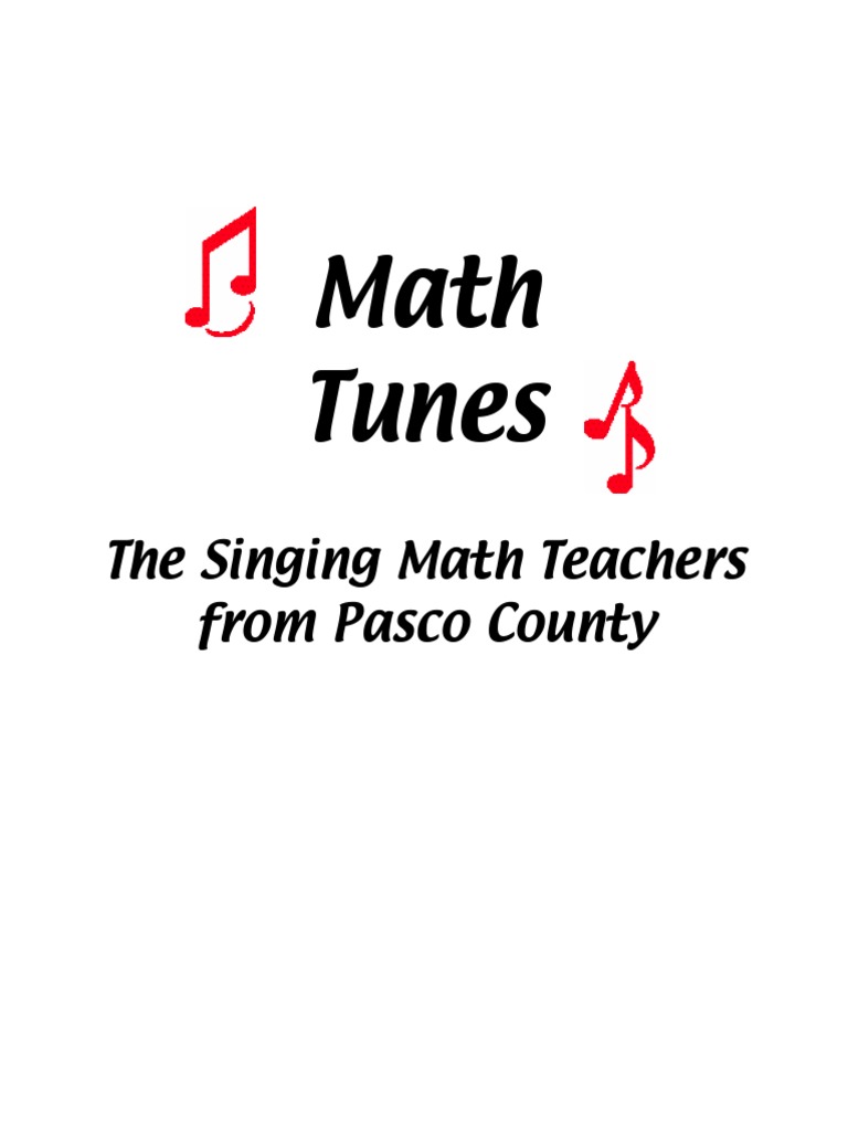 Math Tunes | PDF | Fraction (Mathematics) | Triangle