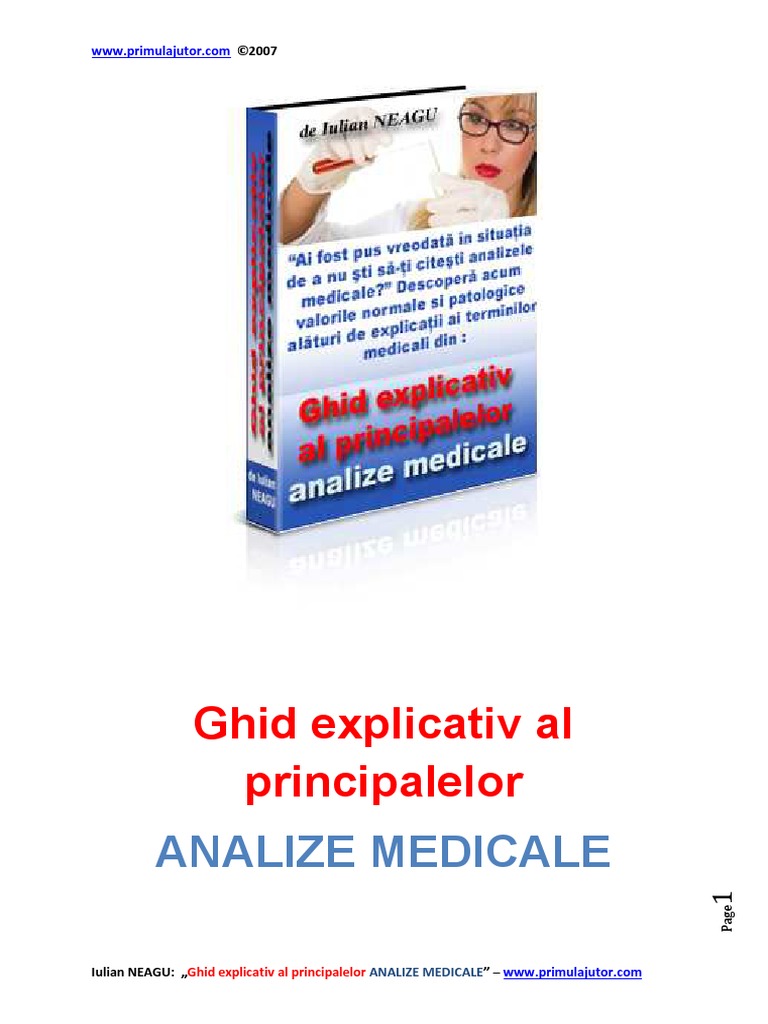 Analize Medicale | PDF
